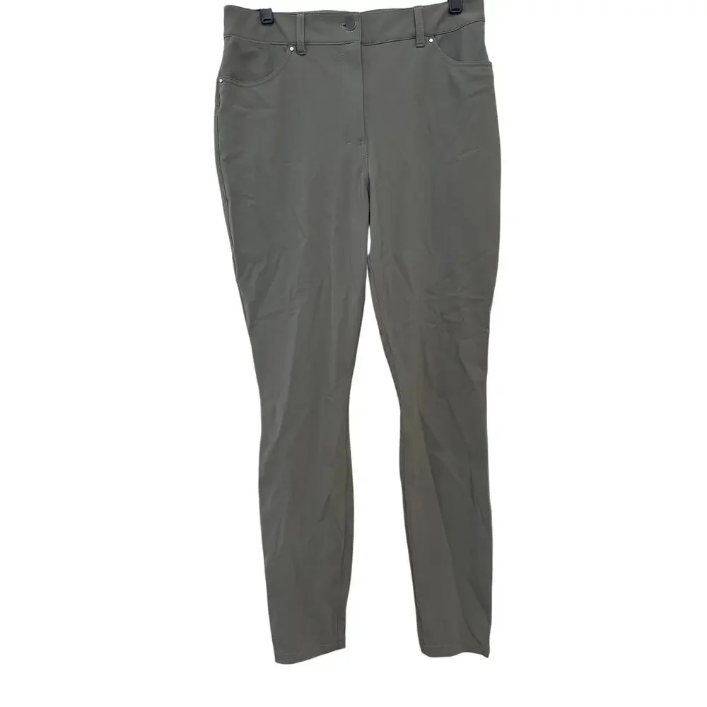 Lululemon Gray City Sleek Slim Leg Pants Sz 31 GS